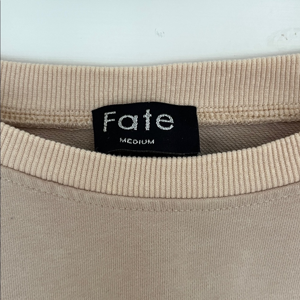 Fate Colorblock Dip Dye Oversized Sweatshirt Medium - Picture 2 of 3